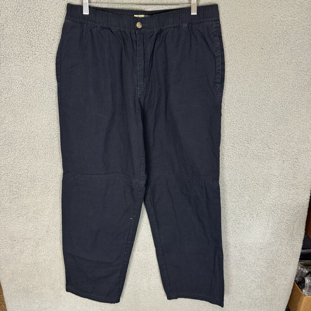 The Territory Ahead Pants Mens Large Blue Elastic Waist Drawstring‎ Cotton